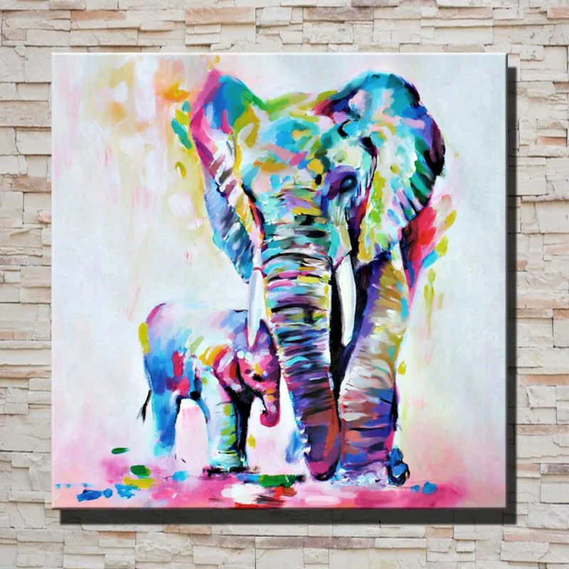 

Colorful Animal Canvas Painting Wall Art Picture Printed Poster Printed art for Living Room Home Decor Prints