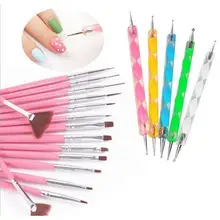 Профессиональный инструмент для нейл-арта hobbyline, 20 шт./набор, ручка для рисования, кисть для лака, инструменты для украшения ногтей