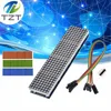 Module de matrice de points MAX7219 pour microcontrôleur Arduino, affichage 4 en 1 avec ligne 5P rouge vert bleu ► Photo 1/6