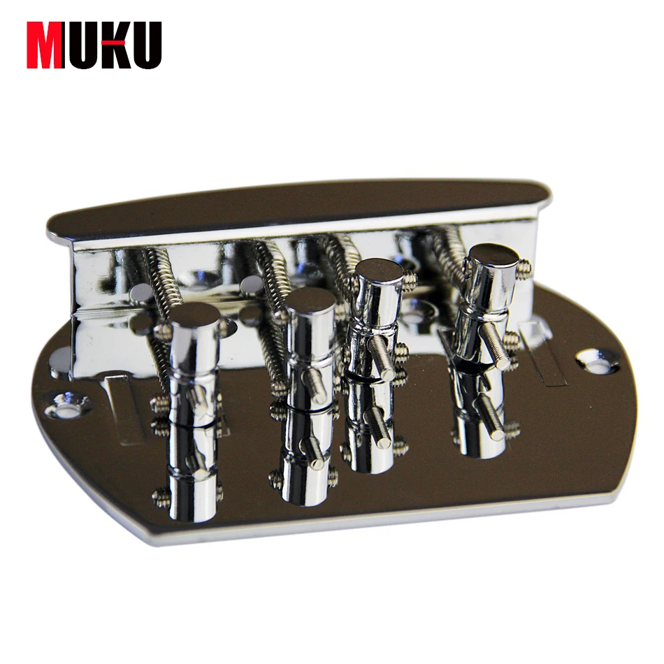 High-quality metal guitar parts Chrome Vintage 4 String Bass Bridge For FD JB J-bass Bridge replacement High-quality metal guitar parts Chrome Vintage 4 String Bass Bridge For FD JB J-bass Bridge replacement