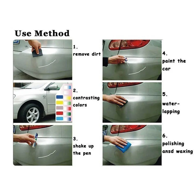 

Car Auto Paint Pen Coat Scratch Clear Repair Remover Applicator Non-toxic Durable Tool VS998