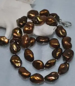 

free shipping AAA Very beautiful 11-12*13-17mm reborn pearl necklace