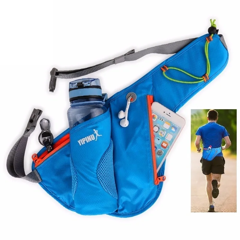 Multifunction Running Bag Men Chest Packs Waterproof Reflective Headset