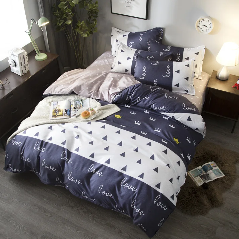 

New 220*240cm Winter Bedding Sets Full King Twin Queen King Size 4Pcs Bed Sheet Duvet Cover Set Pillowcase Without Comforter