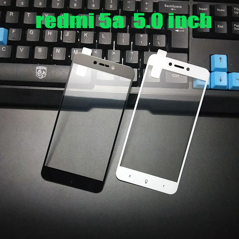 

LONGNEWS 9H HD Tempered Glass For Xiaomi Redmi 5A Full Cover Screen Protective Protector For Redmi 5A Glass Film