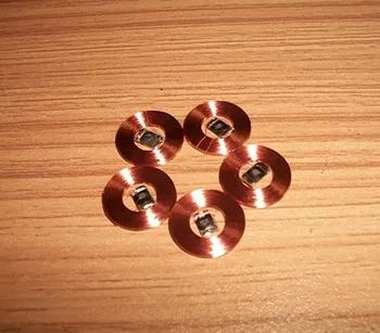 

15MM diameter 125KHZ Low Frequency TK4100/EM4100 ID Chip Solder Coil RF Bare label 100pcs/Lot