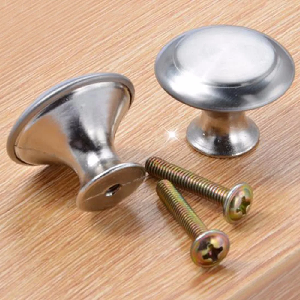 10 Set 24/28mm Zinc Satin Nickel Cabinet Pull Cupboard Drawer Handle Knob Wardrobe Drawer Handle 10 Set 24/28mm Zinc Satin Nickel Cabinet Pull Cupboard Drawer Handle Knob Wardrobe Drawer Handle