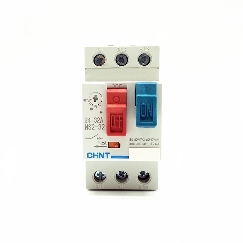 CHINT NS2-32 24-32A защитный Автоматический выключатель стартера ручного двигателя |