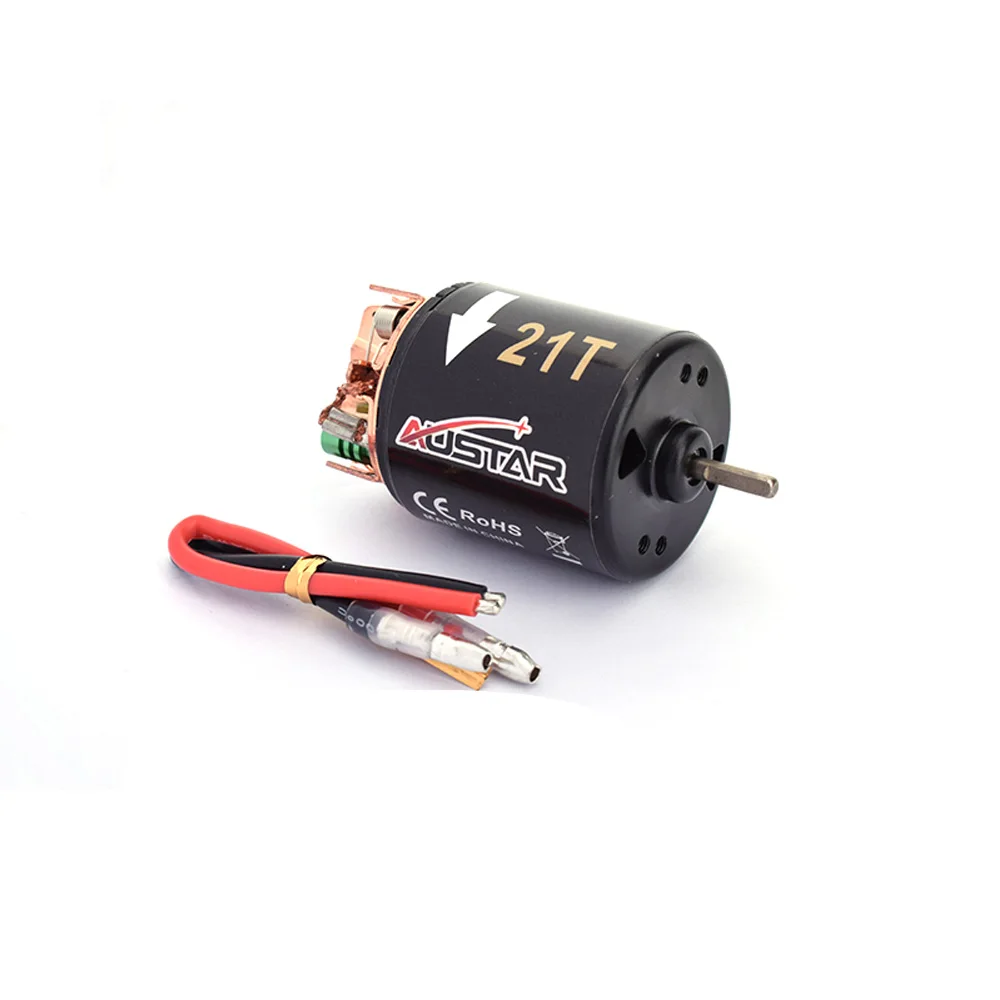 AUSTAR RS 540 21T 3 17 мм модифицированный щеточный двигатель для 1/10 Axial SCX10 RC4WD D90