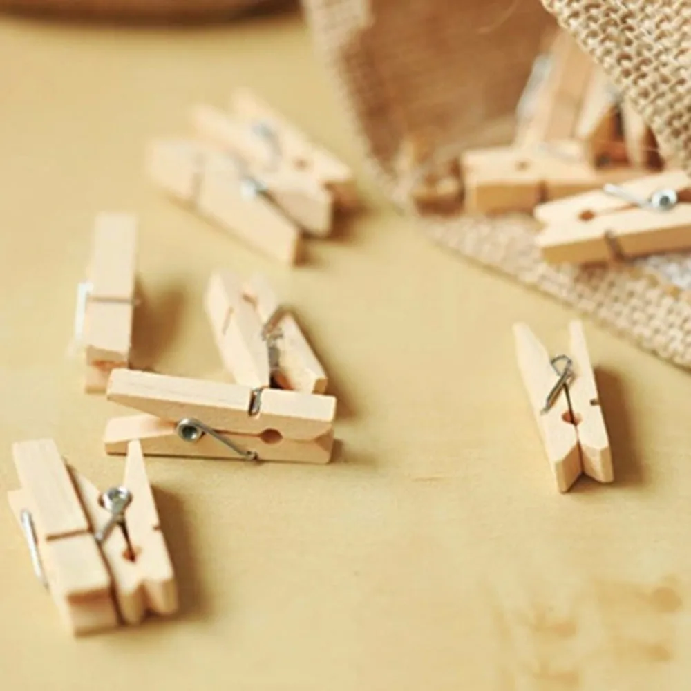 100-x-Mini-WOOD-35mm-Wooden-Photo-Paper-Peg-Clothespin-Clothes-Pin-Craft-Clip (3)
