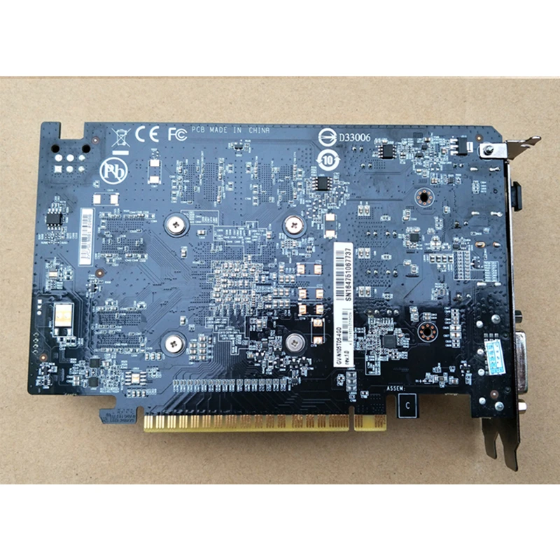 Видеокарта GIGABYTE GTX 1050Ti 4 Гб GPU 128 бит для nVIDIA Geforce GTX1050 Ti Hdmi VGA видеокарты