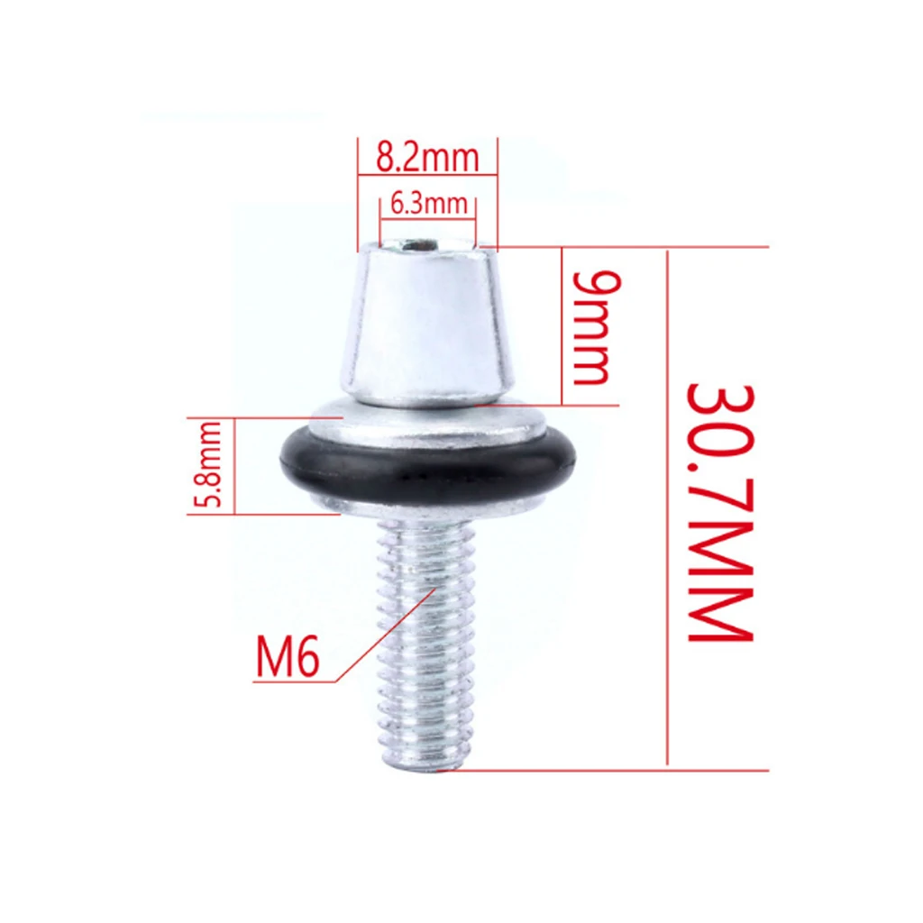 8Pcs/Lot Replacement Road Bike Brake Caliper Adjustment Screws / Fixing Bolts  M6 - Fixie Road Bicycle Fitting Aluminum Alloy