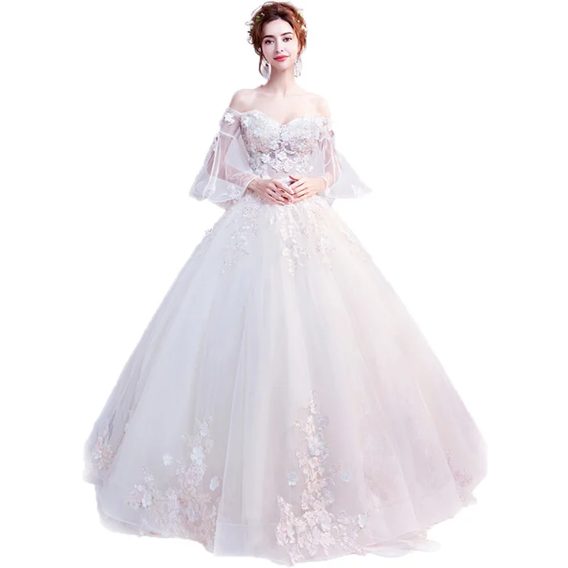 Vivian's Bridal ручная вышивка более миллиона вязанное Свадебное бальное платье с