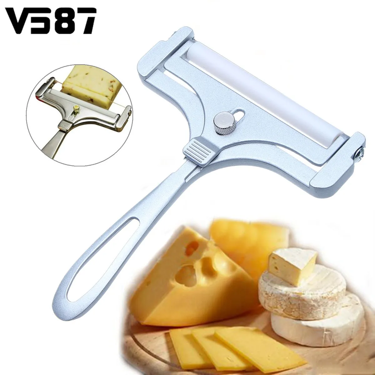 Zinc Alloy Adjustable Cheese Slicer Cutter Cheese Slicers Knife Butter