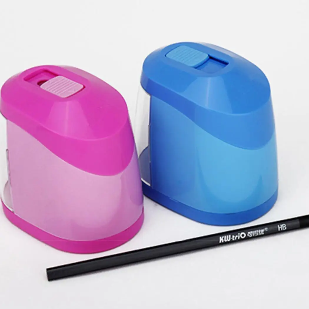 Прочная практичная двойная геометрическая форма автоматическая 4 x AA батарея(не включает) точилка для дома