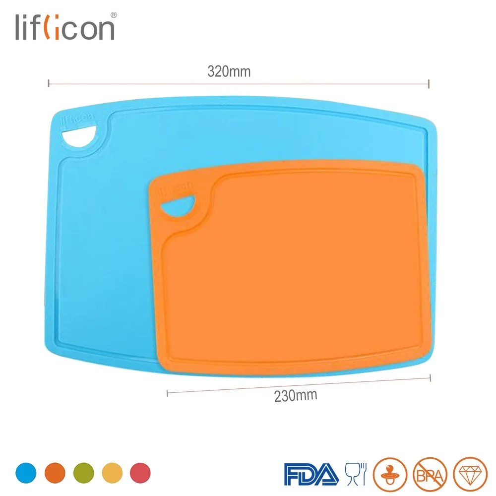 Buy Liflicon 2pcs Silicone Cutting boards Non Slip