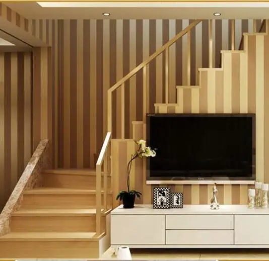 Télécharger gratuitement Images Papier Peint Raye Rose Blanc Beige Confortable Non Tisse le plus cool par