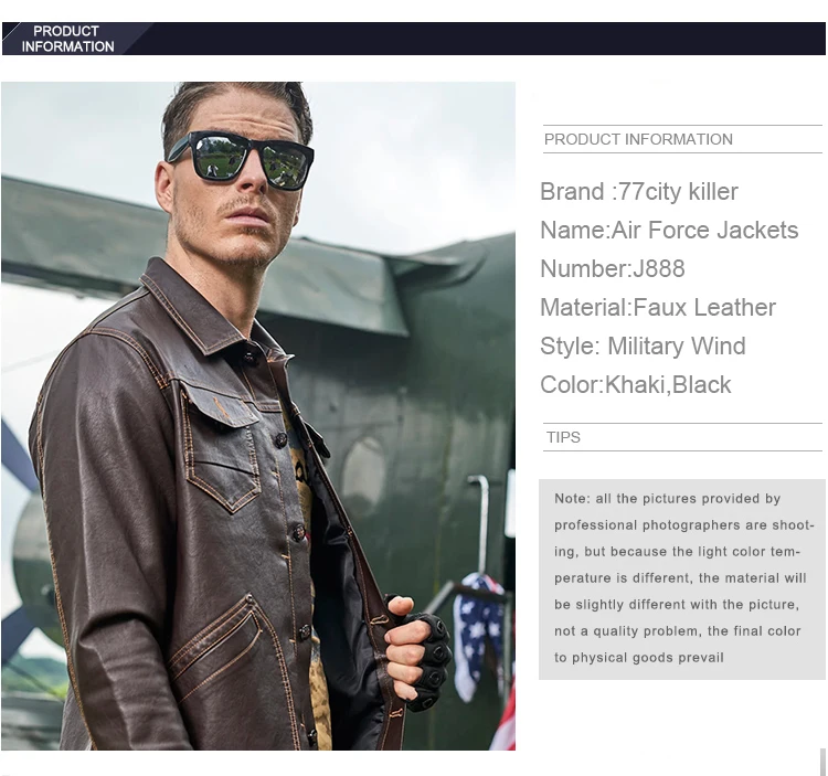 Großhandel 77 City Mörder Motorrad PU Lederjacke Ankunft Männer Cool Bomber Mantel Pilot Jacke Stehkragen Plus Größe 3XL Jacken J888 Von Laftfly, Großhandel 77 City Mörder Motorrad PU Lederjacke Ankunft Männer Cool Bomber Mantel Pilot Jacke Stehkragen Plus Größe 3XL Jacken J888 Von Laftfly,