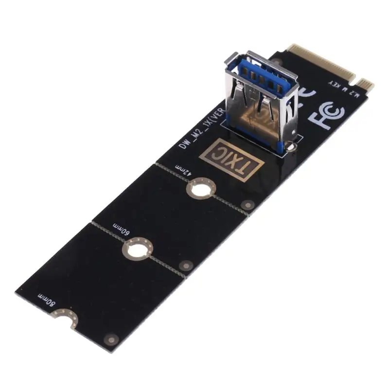 NGFF M.2 to USB3.0 Converter Adapter Graphic card Extender Card M.2 NGFF to PCI-E X16 Slot Transfer Card Mining m2 Riser Card