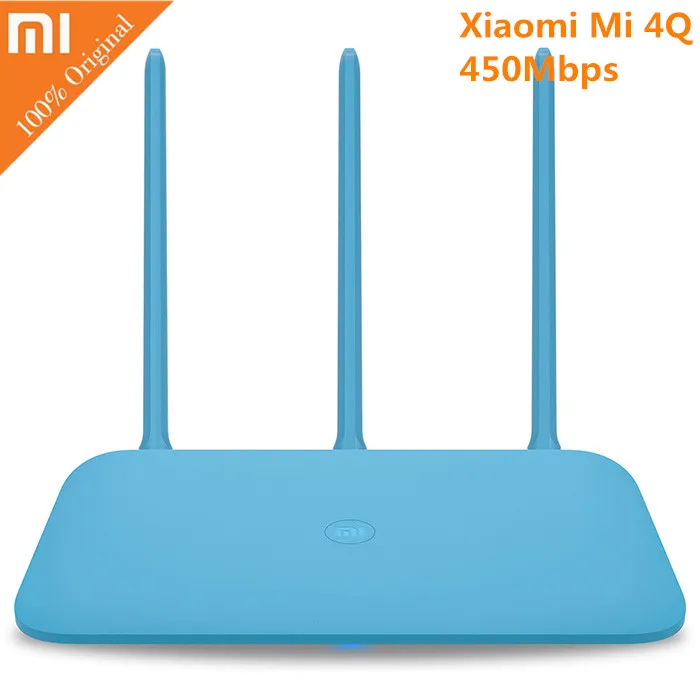 

Original Xiaomi Mi 4Q Wireless Router 450Mbps / Three Antennas 2.4GHz 2 LAN Ports One-key Minet Connection Routers
