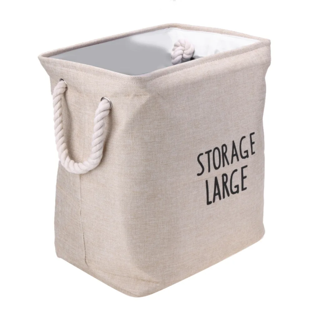 سلة الغسيل القابلة للطي سعة كبيرة صندوق تخزين لعبة الملابس القذرة أشتات المنظم الحاويات المنزل تخزين المنظمون