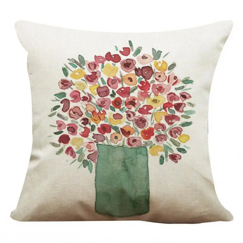 Manufacturers Wholesale Customized Personality Cotton Linen Pillow Case