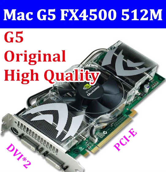 

High Quality 100% Mac pro G5 PCIe nVidia Quadro FX4500 512MB MAC G5 PCI-E Video Card Macpro high quality