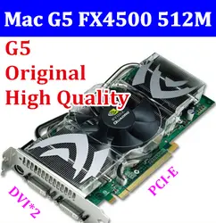 Высокое качество 100% для Mac pro G5 PCIe nVidia Quadro FX4500 512 МБ MAC G5 PCI-E карты Macpro высокое качество