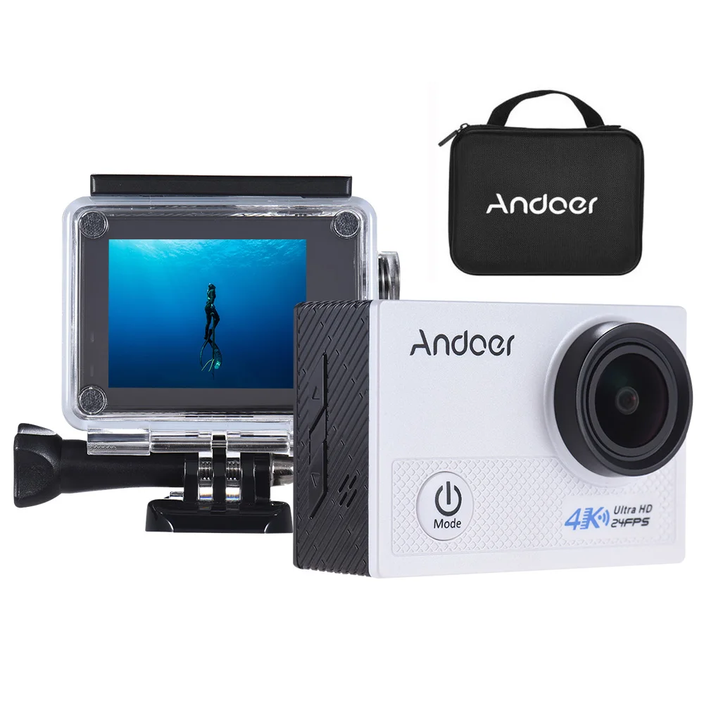 bilder für Andoer AN5000 4 Karat WiFi Action Kamera 1080 P 20MP 60fps Sport Kamera 5X Zoom 170 Weitwinkelauto-dvr + Unterwassergehäuse bilder für Andoer AN5000 4 Karat WiFi Action Kamera 1080 P 20MP 60fps Sport Kamera 5X Zoom 170 Weitwinkelauto-dvr + Unterwassergehäuse