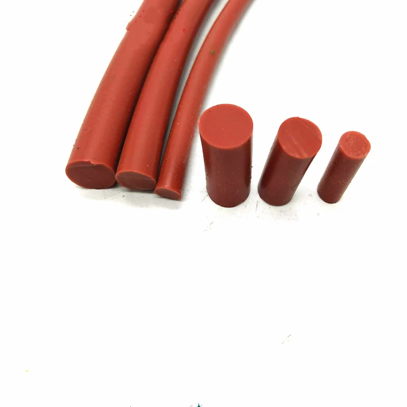 Красный Диаметр 1 1,5 2 3 4 5 6 7 8 9 10 мм, силиконовая резина стержень силиконовый шнур формы силиконовые формы
