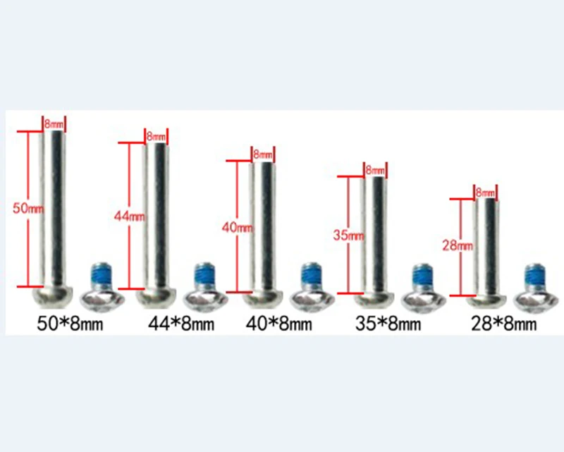 Бесплатная доставка роликовые коньки части скутер ось мужские и винты мама 6*62 мм