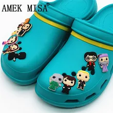 Новинка 11 шт./компл. украшения для обуви Властелин колец стиль ПВХ садовая обувь очаровательные аксессуары подходят полосы/Croc/JIBZ/подарок для детей