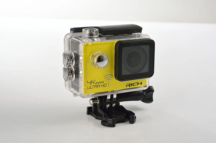 DHL Sport Camera NT96660 4K 24fps ULTRA HD 16MP WiFi 30M Waterproof Action camera Aluminum Extendable Pole Stick+camera bag light action camera