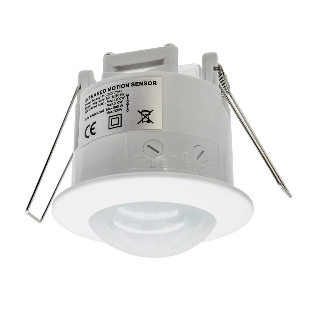 Высокое качество 110 220 V/AC 360 градусов потолочный датчик движения PIR переключатель для Светодиодный светильник
