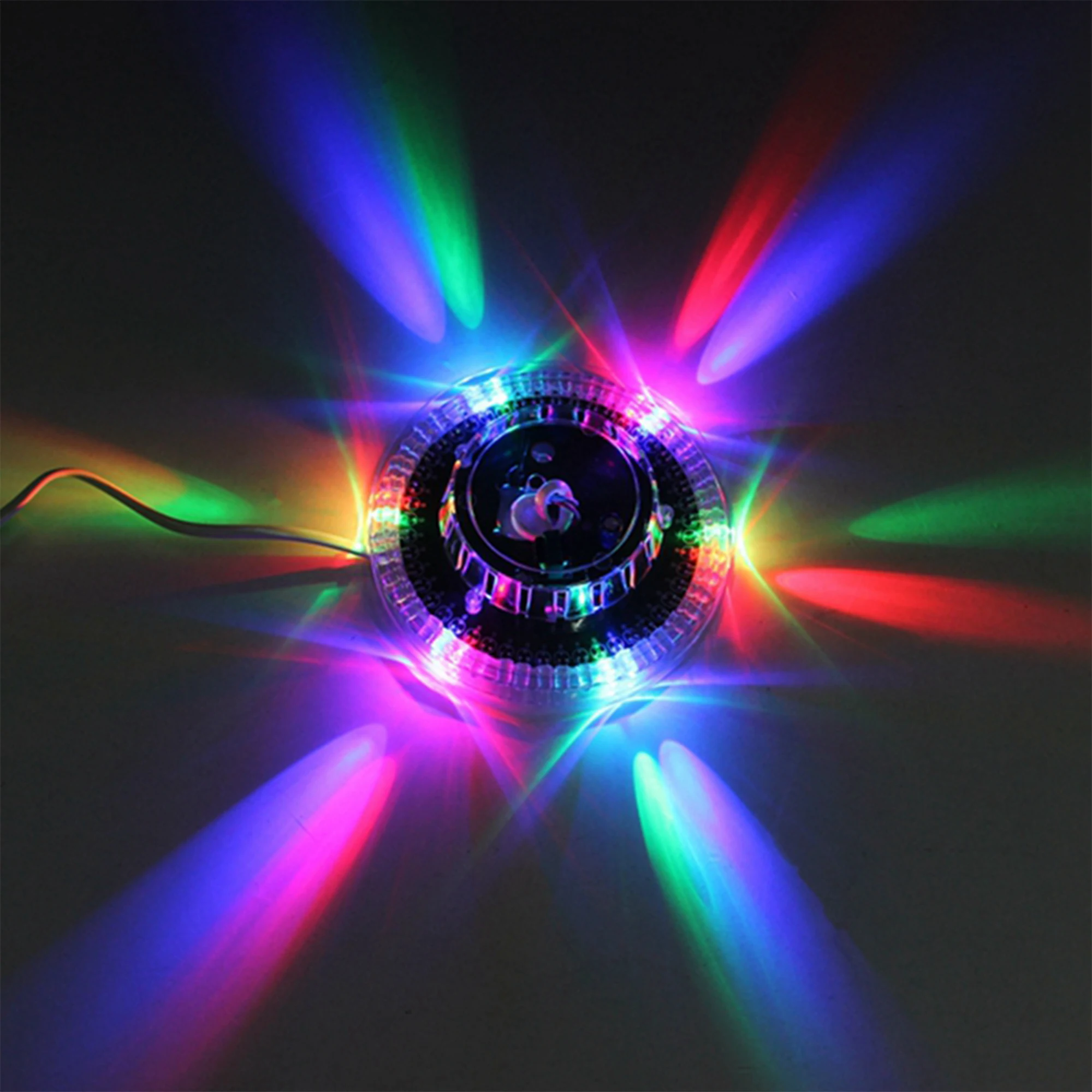 UFO ليزر قابل للنقل أضواء للمسرح 8 W rgb 48 المصابيح الصوت المنشط عباد الشمس led الإضاءة الجدار مصباح ل KTV DJ الزفاف عيد الميلاد