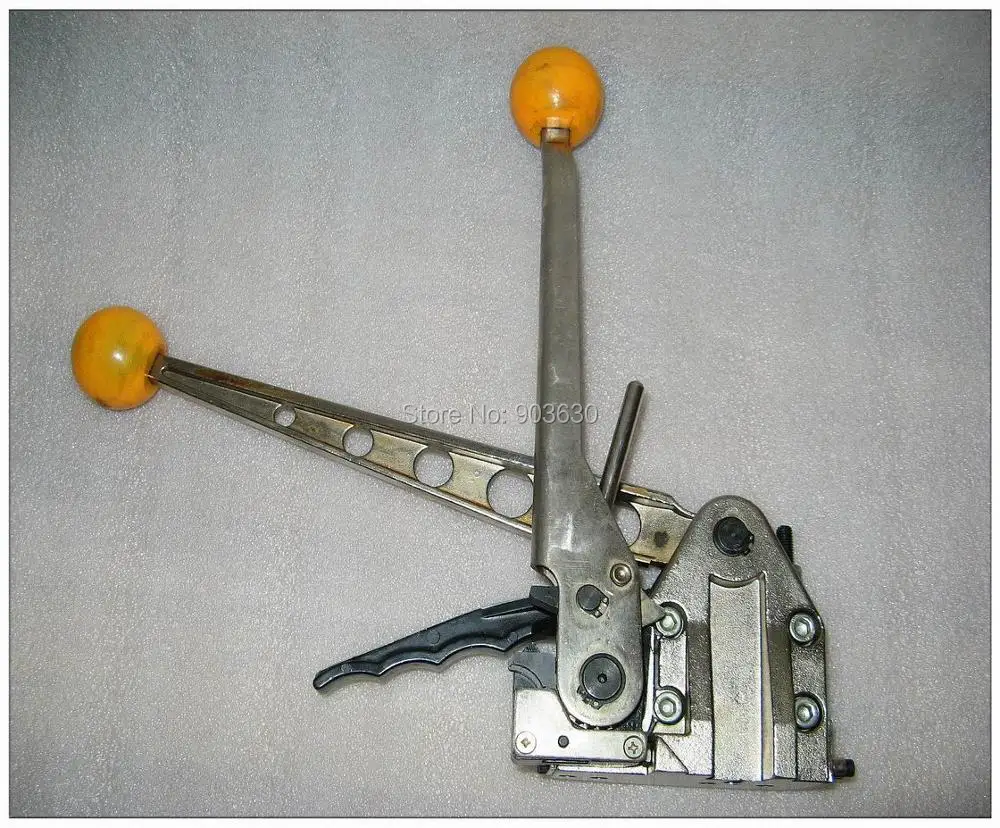 

100% New SMK-25/13 Manual Combination Sealless Steel Hand Strapping Tool,Steel Strapping Bander Machine for 13-25MM Steel Strip
