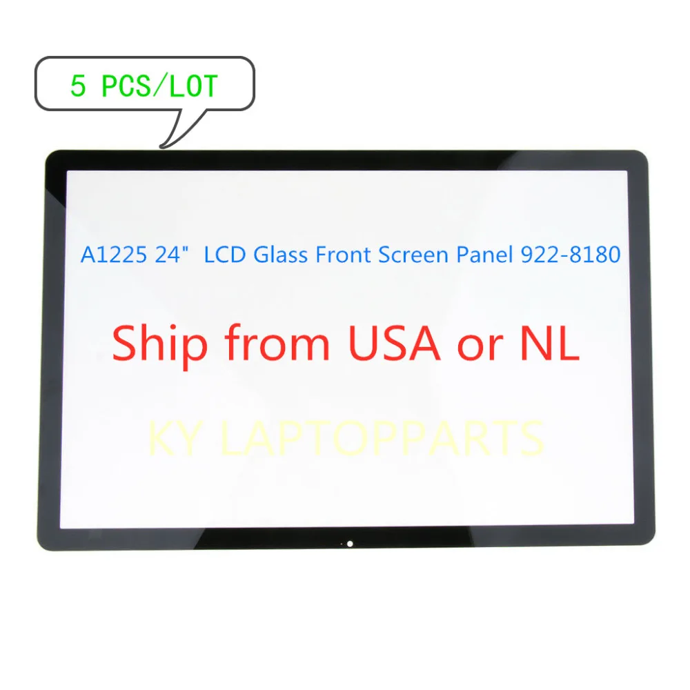 5 шт./лот Стекло Экран для Apple iMac A1225 2" 922-8180(без кронштейнов) из США, NL или CHN