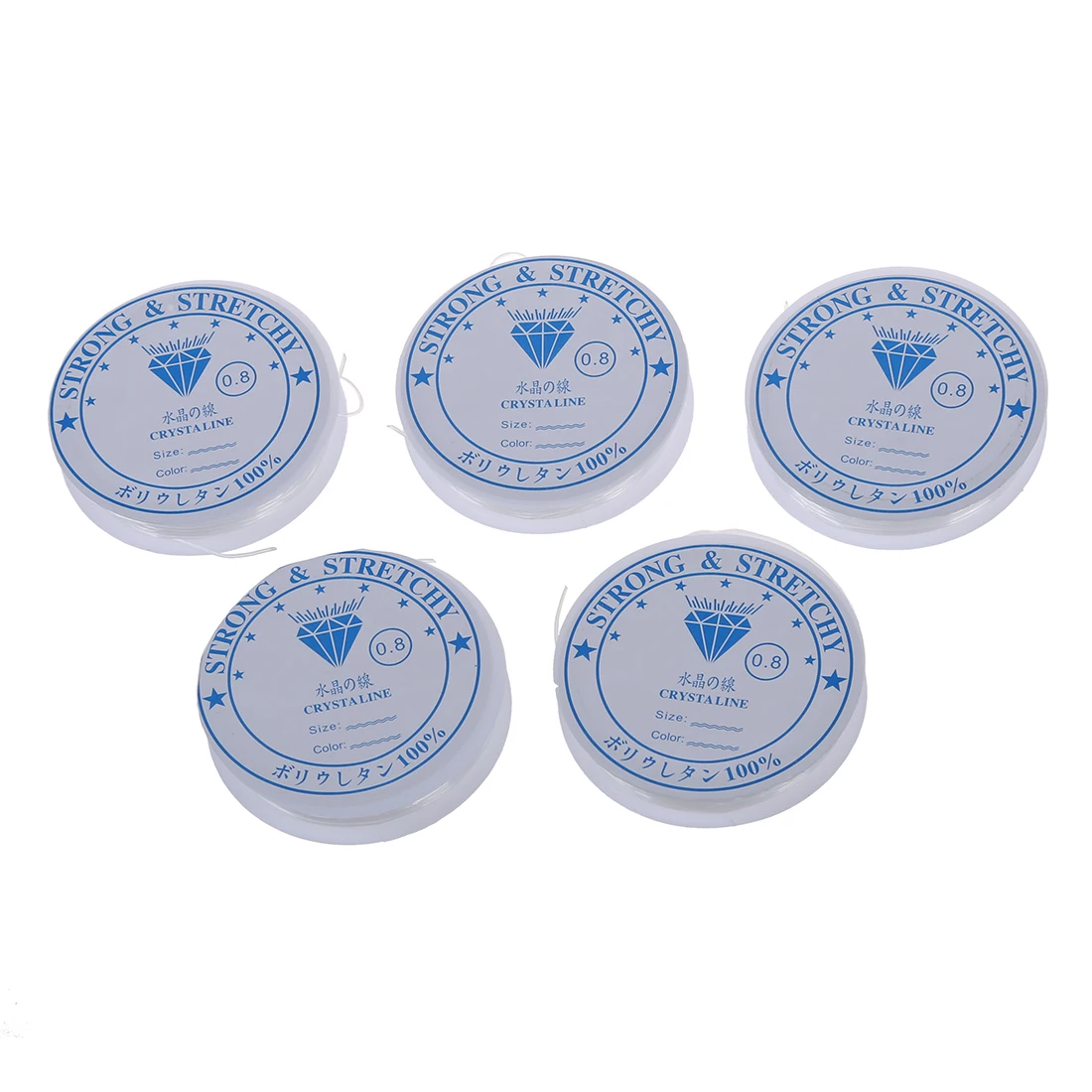 

5 X Roll White Elastic Beading Cord Wire Thread String HOT