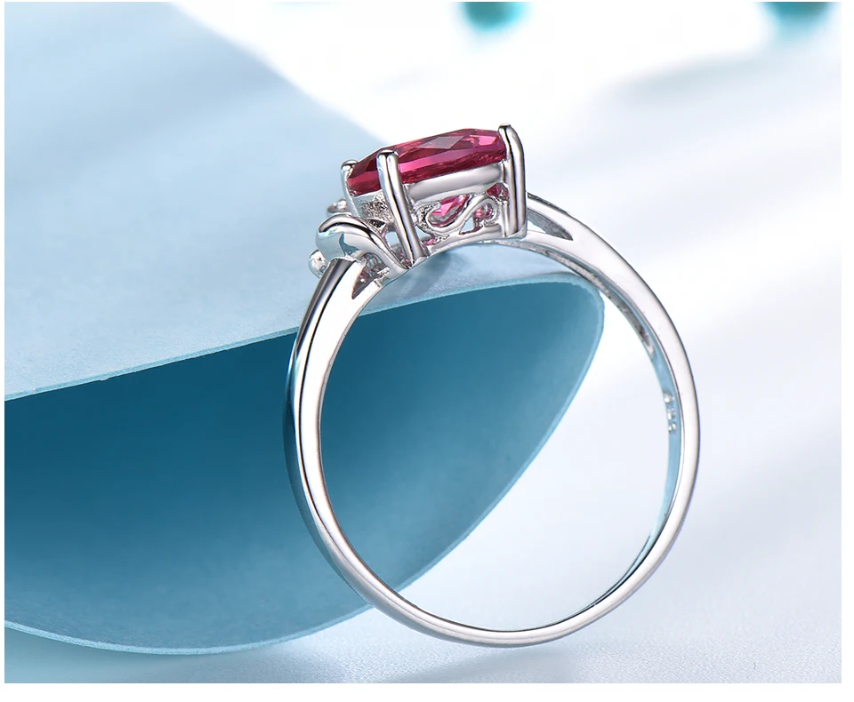 UMCHO  Ruby 925 sterling silver rings for women RUJ088R-1-PC (5)
