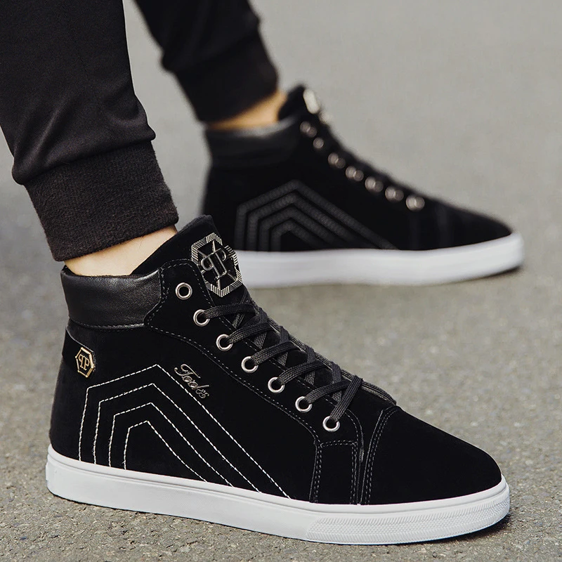Chaussures Homme Ms1932ye 2018 Automne Lottieholly En Cuir PlatesMs1932 Marque Casual Hommes Printemps Aide Haute 6gyYb7f