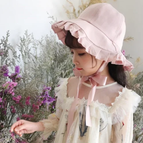 Новые детские обувь для девочек Рыбацкая шляпа Sunhat Sunbonnet Солнцезащитная шляпа летние милые шапки