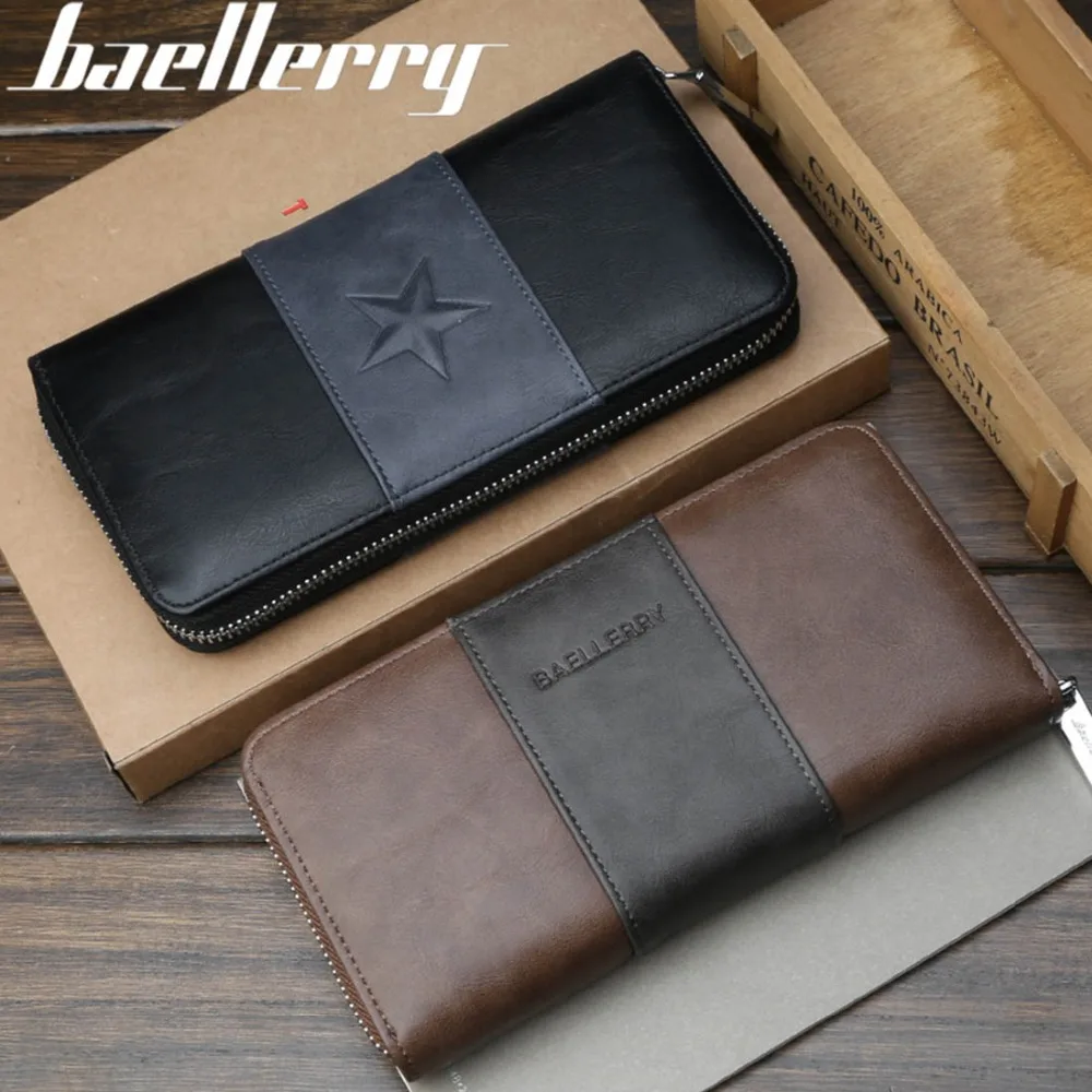 2019 Baellerry мужские длинные кошельки для карт 36 несколько держателей стильный