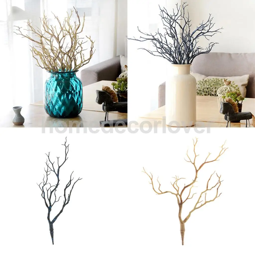 35 Cm Simulasi Plastik Kering Pohon Bunga Cabang Ranting Untuk Rumah Pernikahan Meja Centerpieces Dekorasi Buatan Bunga Kering Aliexpress