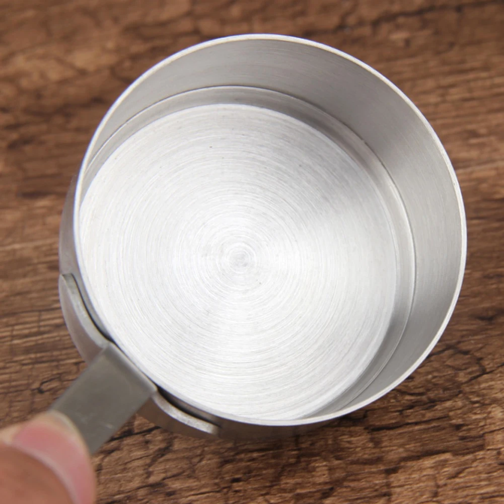

Portable Heating Coffee Soup Pot Milk Butter Sauce Pan Stockpot Cookware Kitchen Mini Stainless Steel With Handle
