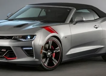 

For 1Set/2Pcs 1Pair Chevy Camaro Sixth 6th Generation Hash Marks RS SS Decals Stripes Kit Car Styling