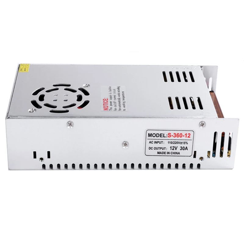 Блок питания для светодиодных лент 30 А 12 В 360 Вт|12v lighting transformers|transformator for ledpower 12v led |