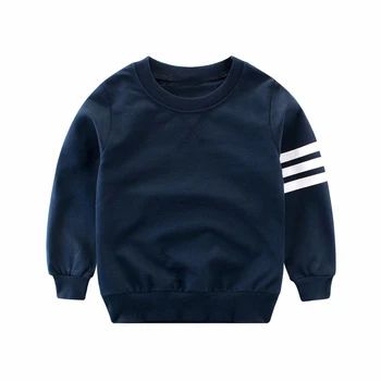 

Autumn New Fashion Causal Solid Children's Wear Long-sleeved Round Neck Pullover Baby Boys girls Sweater clothing Sweatshirt