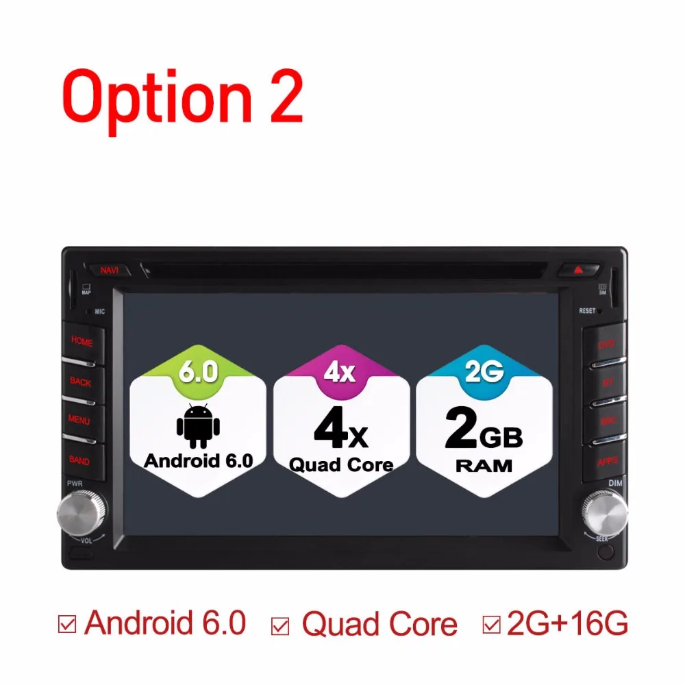 Discount Ownice C500 Quad Core Android 6.0 2GB RAM Head Unit Car DVD GPS Navigation Car Stereo Radio Universal Interchangeable Player 1