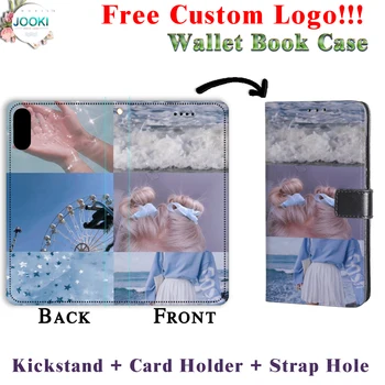 

LG Q6α Book case DIY Custom Cover for case LG Q6 Flip Phone Cases LG Q6+ Wallet Pouch Print gift customized