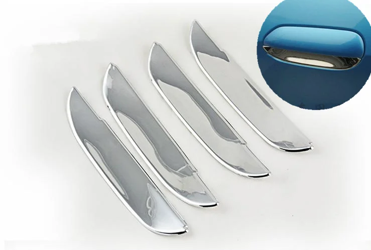 

FUNDUOO For Honda Fit Jazz MK3 2008 2009 2010 2011 2012 2013 New Chrome Door Handle Cup Bowl Cover Free Drop Shipping
